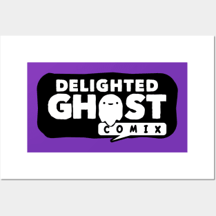 Delighted Ghost Comix Logo 2 Posters and Art